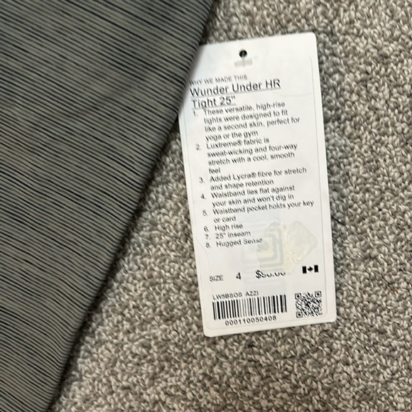Lululemon Wunder Under HR Tight 25” - Picture 2 of 3